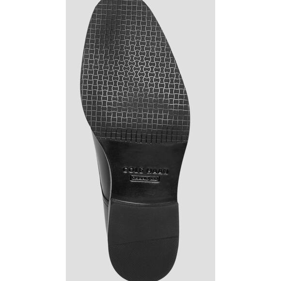 NEW COLE HAAN Men\'s Modern Essential Black Leather Plain Toe Oxfords SZ 11 main image 2